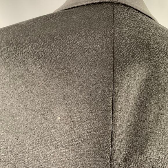 GIORGIO ARMANI Size 40 Black Jacquard Wool Blend Sport Coat - Picture 5 of 10